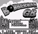 Bomberman GB (USA, Europe) (SGB Enhanced)